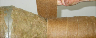 A non-woven stitch bonded synthetic fabric, fully impregnated and coated with Petrolatum based compounds and fillers. Petrolatum Tape is chemically resistant and does not polymerize or oxidize.